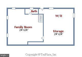 5912 Craig Street Springfield, VA 22150 - Photo 23 of 24 a picture of a floor plan