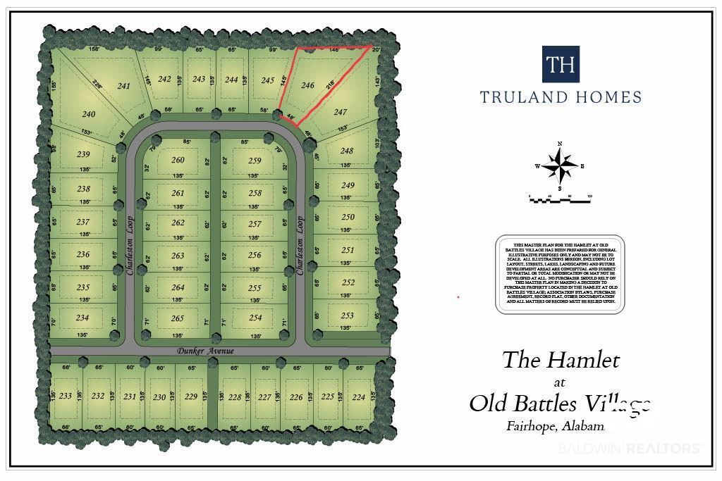 933 Charleston Loop Fairhope, AL 36532 - Photo 3 of 19 Plat Map w/Lot Location