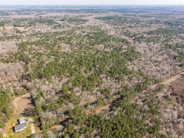 a view of a big yard with houses