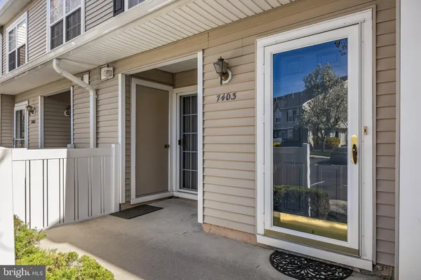 a view of a door front of a house