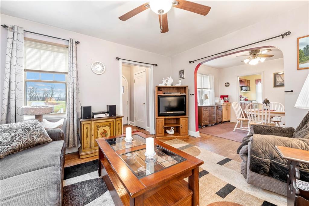 100 Frank Circle Rochester, PA 15074 - Photo 5 of 25 a living room with furniture and a flat screen tv