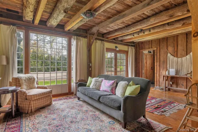 a door view with a outdoor space