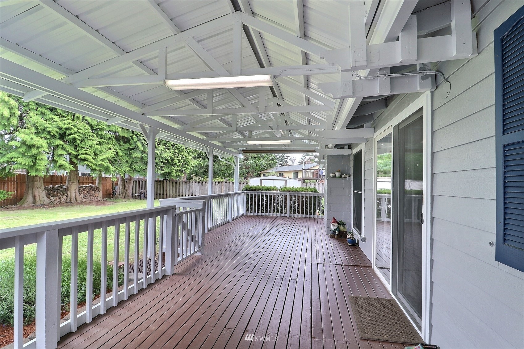 17234 139th Place Southeast Renton, WA 98058 - Photo 28 of 36 a view of a porch with wooden floor