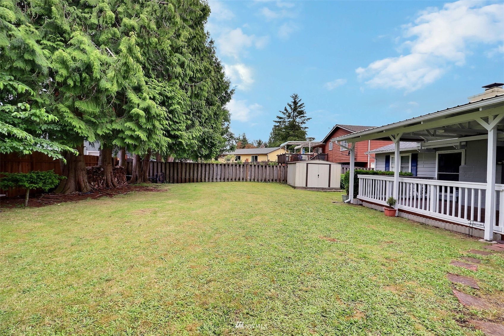 17234 139th Place Southeast Renton, WA 98058 - Photo 36 of 36 a view of a house with a backyard and stairs
