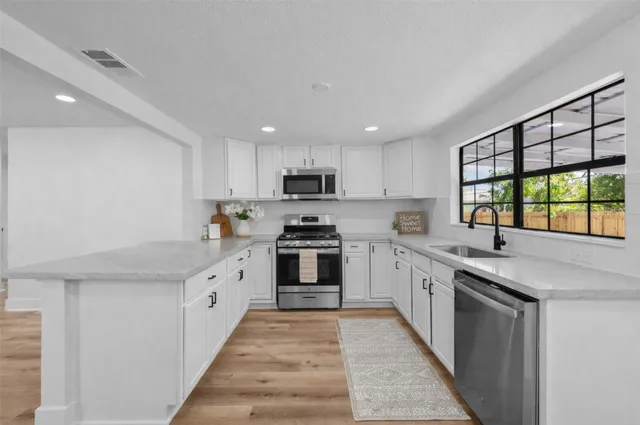 a close view of sink and window