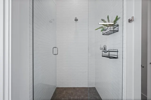 a view of a hallway with a elevator