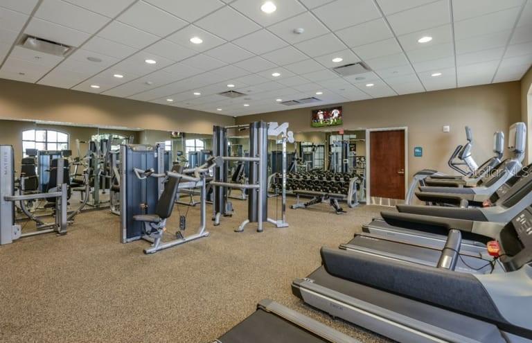 2479 Dubai Street Kissimmee, FL 34747 - Photo 59 of 70 a view of a room with gym equipment