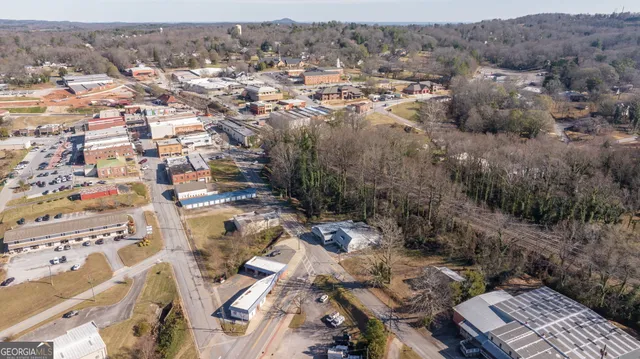 an aerial view of residential space with outdoor space