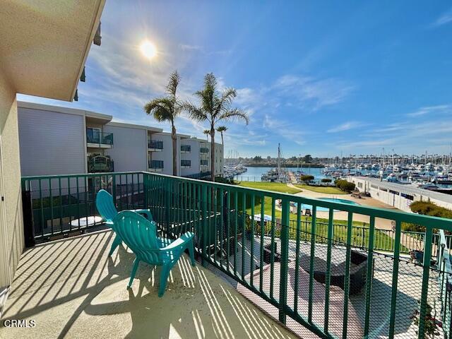 3101 Peninsula Road, Unit 217 Oxnard, CA 93035 - Photo 6 of 17 a view of a balcony with furniture