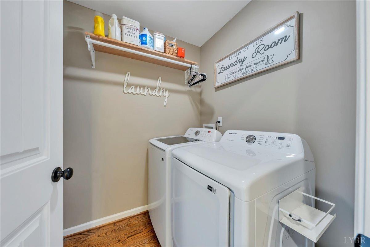 1400 Mountain Cut Road Appomattox, VA 24522 - Photo 23 of 55 a utility room with dryer and washer