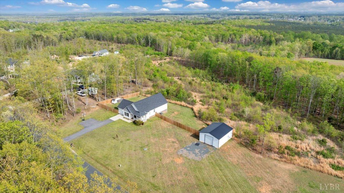 1400 Mountain Cut Road Appomattox, VA 24522 - Photo 51 of 55 a view of yard and mountain