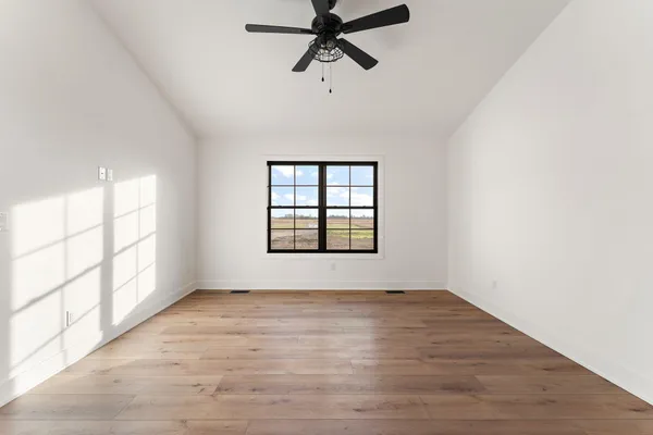 a living room with a fireplace