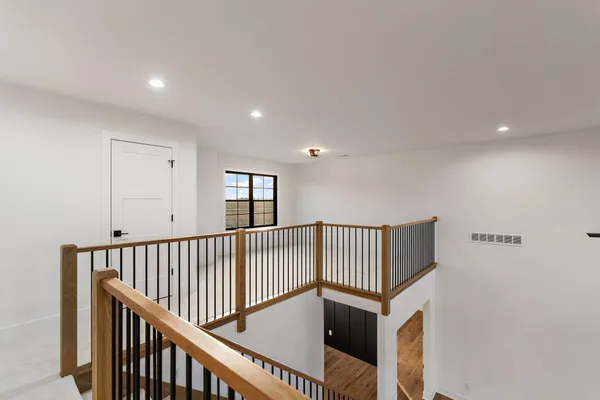 a close view of closet