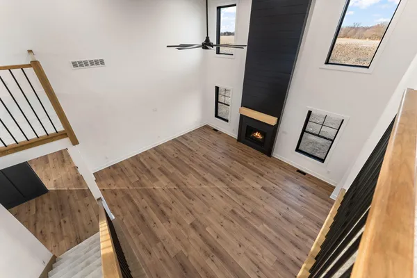 a view of storage and utility room with washer and dryer