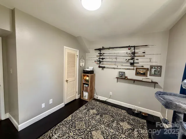 a room with storage and utility