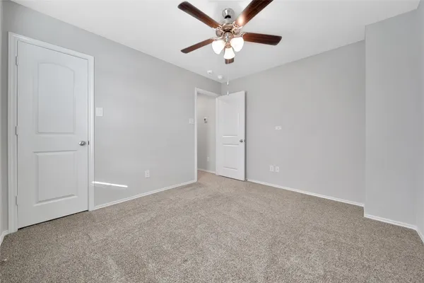 a view of an empty room