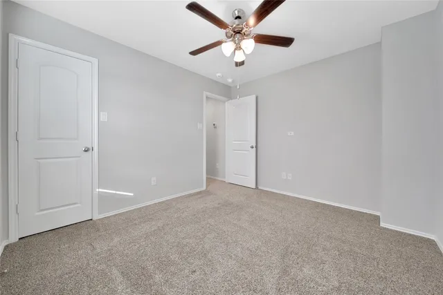 a view of an empty room