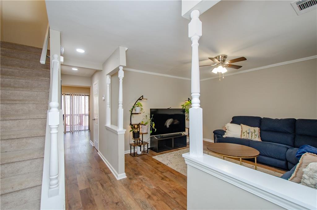 1066 Wedgewood Lane Tucker, GA 30084 - Photo 8 of 23 a living room with furniture and a fireplace