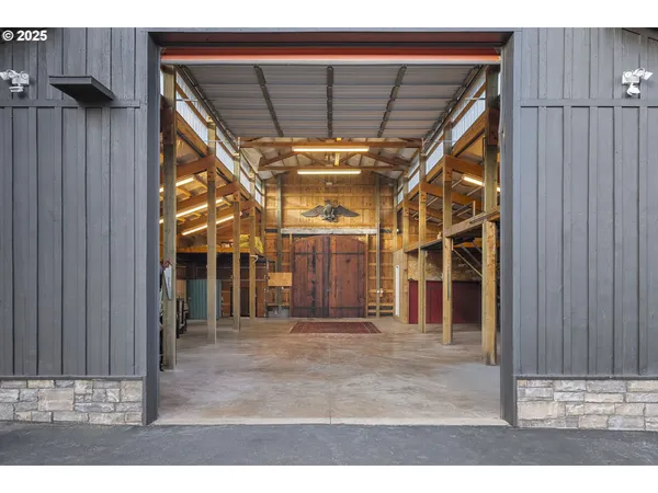 a room with storage and utility