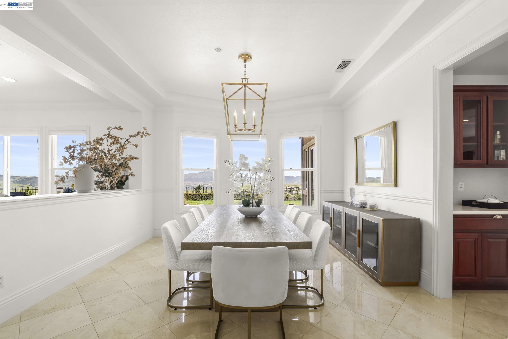 950 Winsford Court San Ramon, CA 94583 - Photo 8 of 68 a view of a dining room with furniture window and outside view