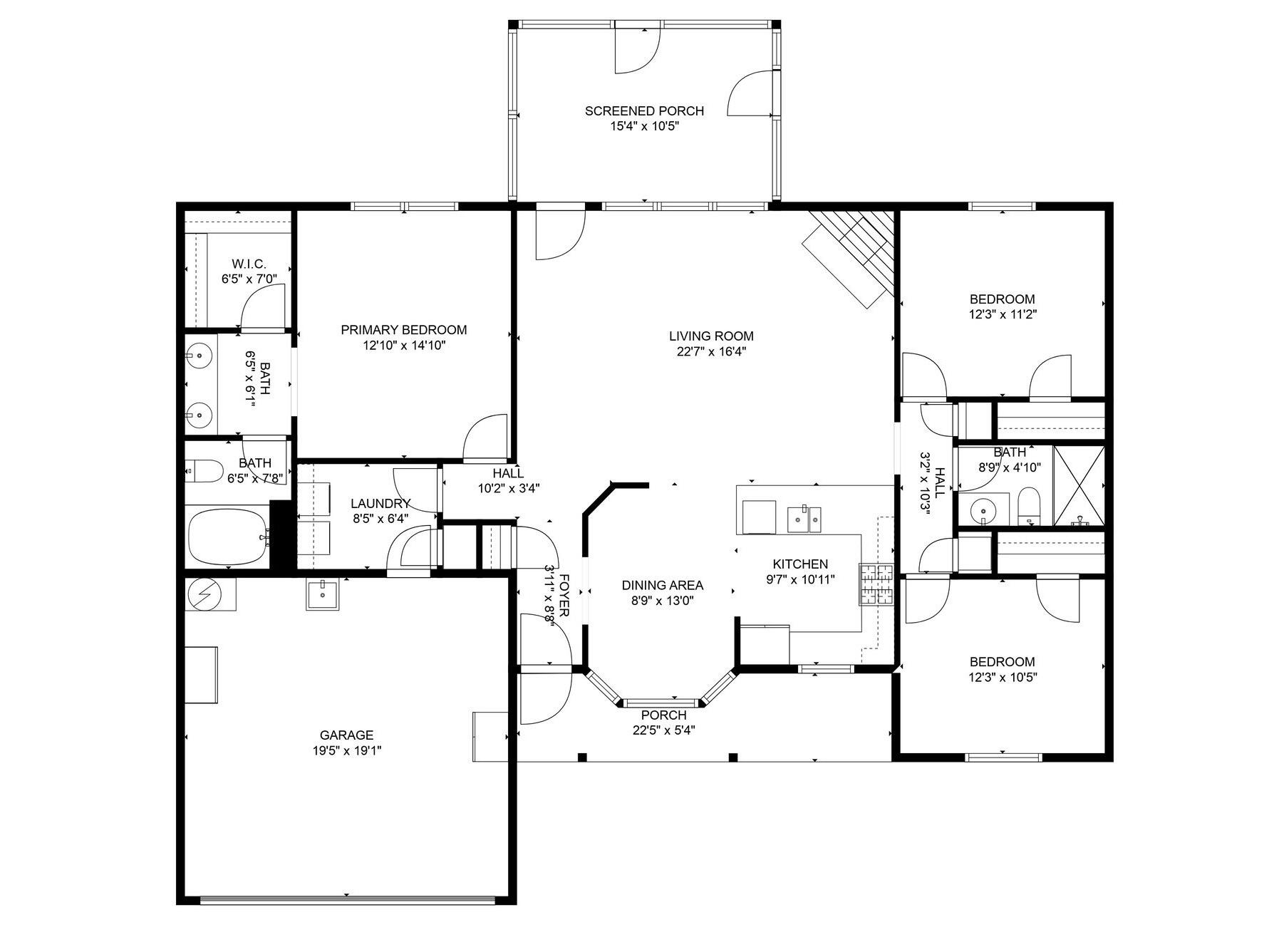 6779 Cedar Ridge Circle Milton, FL 32570 - Photo 46 of 46 a picture of floor plan