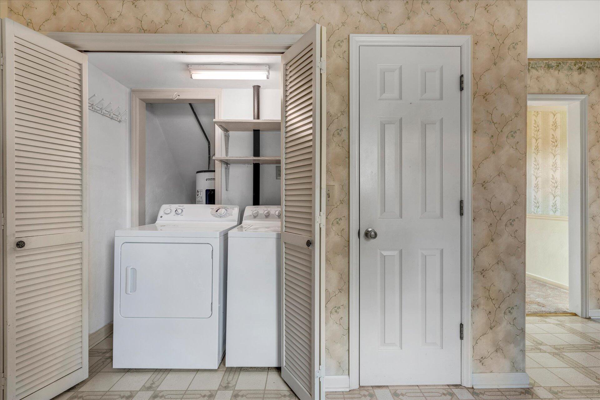 306 Ridgeview Road Blue Ridge, VA 24064 - Photo 12 of 30 a utility room with dryer and washer