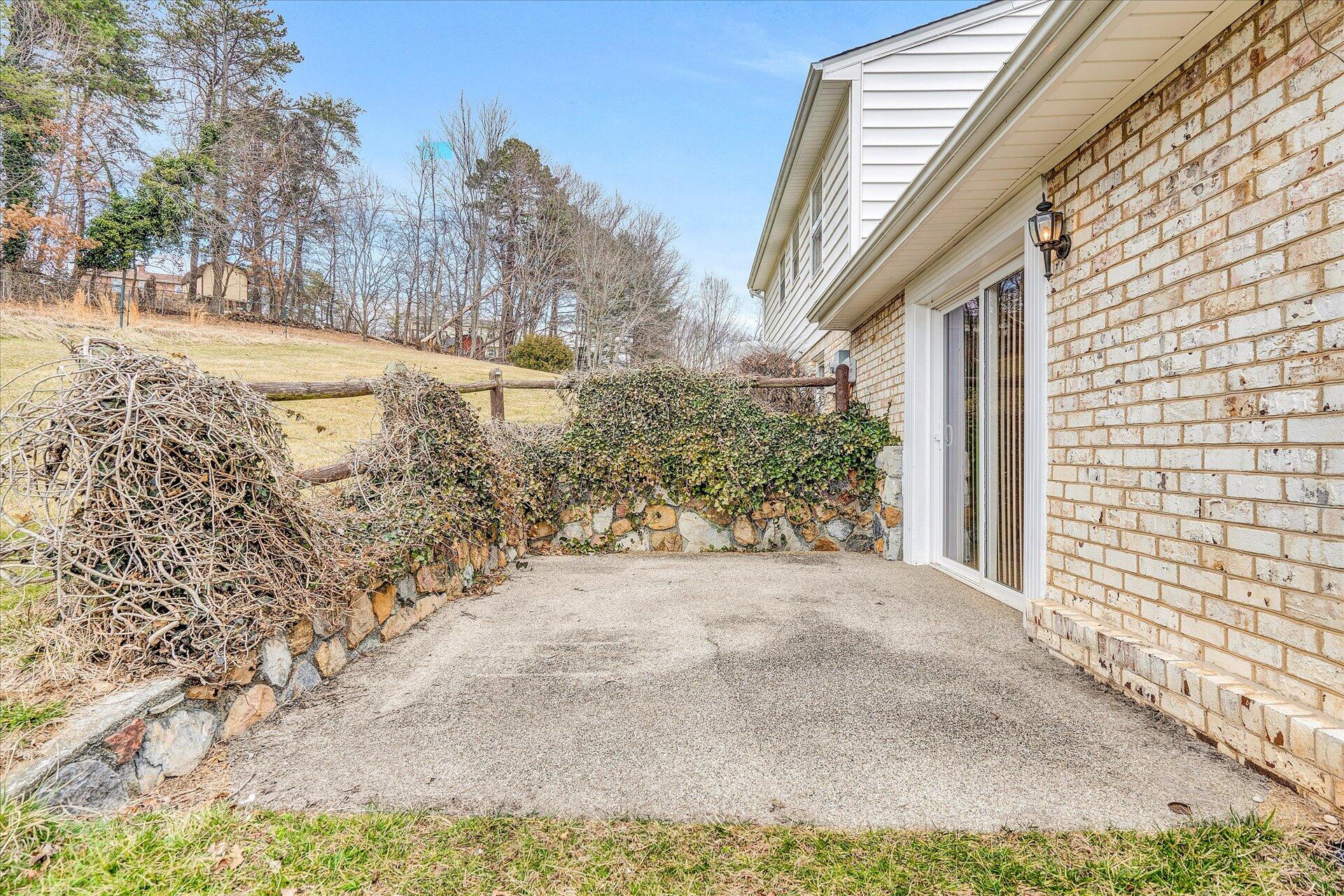 306 Ridgeview Road Blue Ridge, VA 24064 - Photo 28 of 30 a view of a backyard with plants and trees