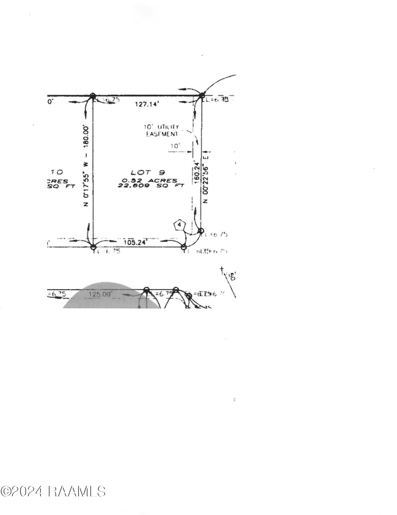 4328 Curtis Landry Road Erath, LA 70533 - Photo 6 of 6 Curtis Landry Lot dimension