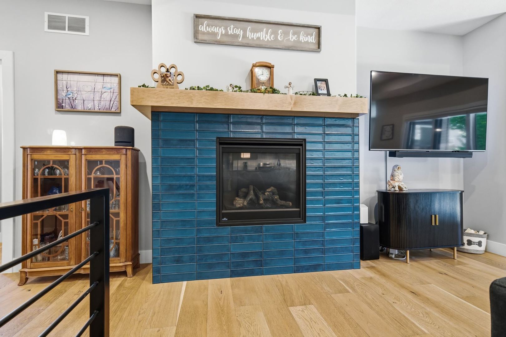 1216 Granite Way Normal, IL 61761 - Photo 8 of 33 a bedroom with a bed and a fireplace