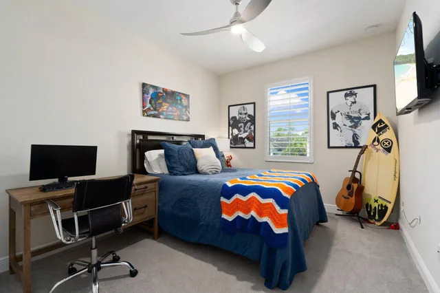 a view of a ocean with a mountain in the background