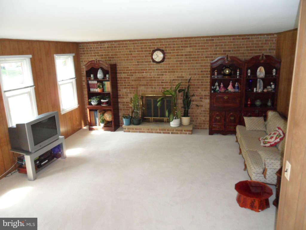 15200 Watergate Road Silver Spring, MD 20905 - Photo 9 of 22 a living room with furniture a flat screen tv and a fireplace