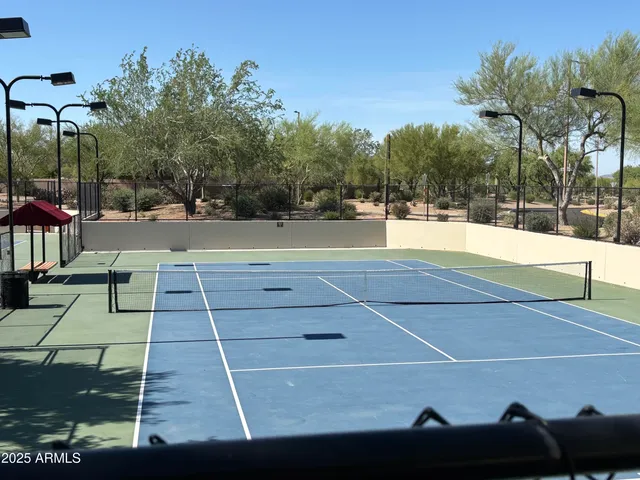 a view of a tennis court