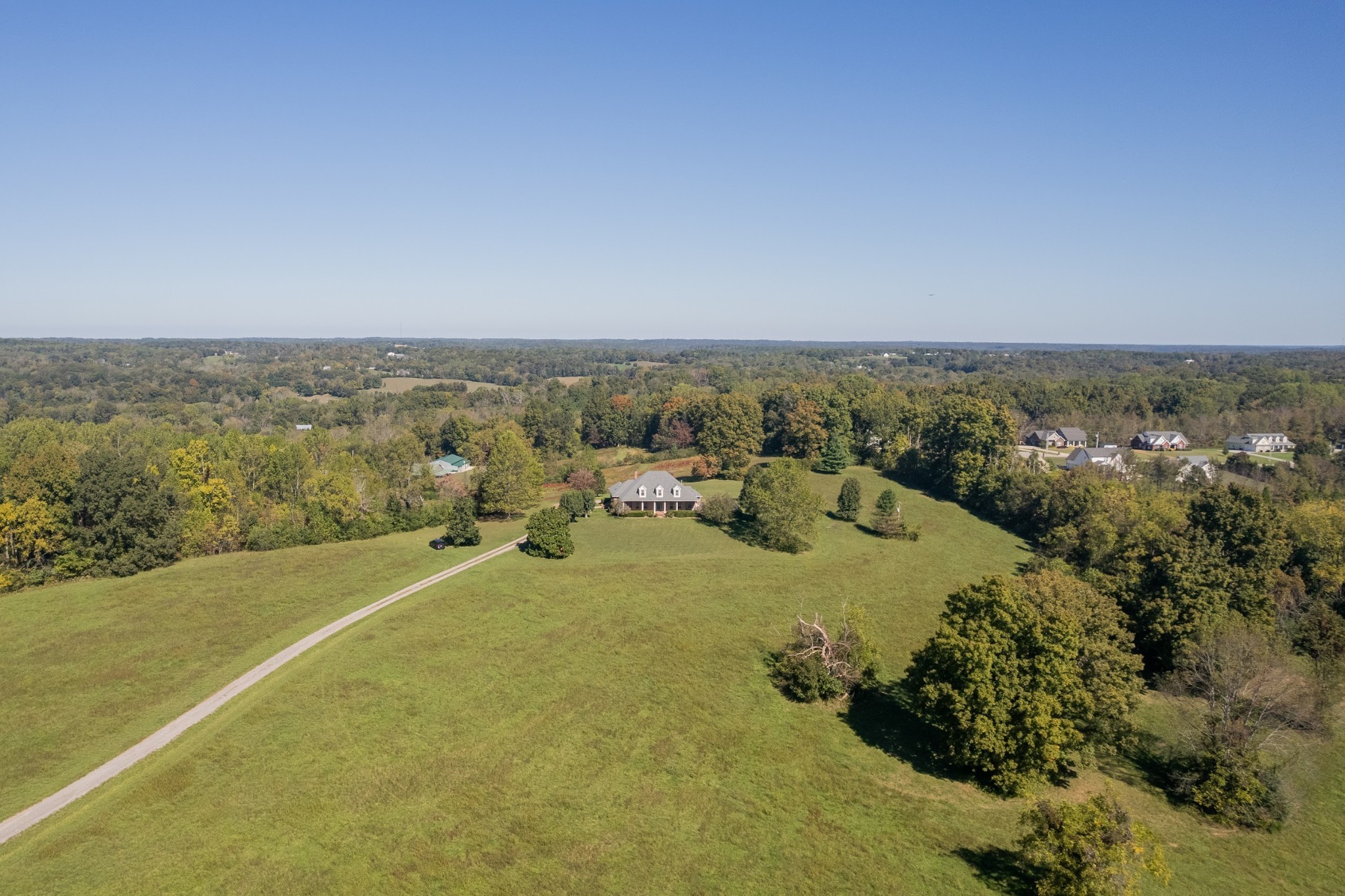 314 Fairview Road Dickson, TN 37055 - Photo 16 of 35 an aerial view of a houses with a yard