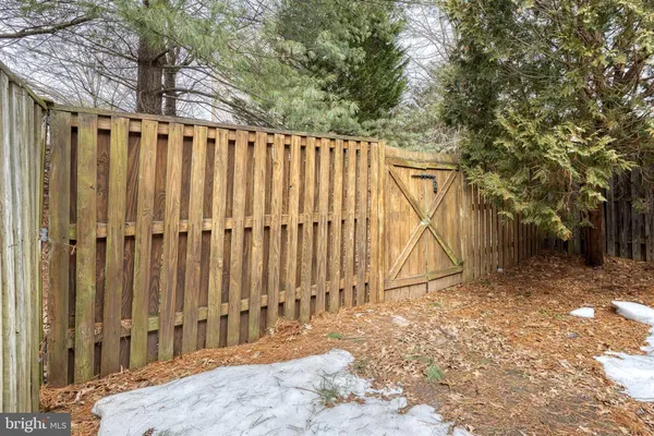 a view of wooden fence