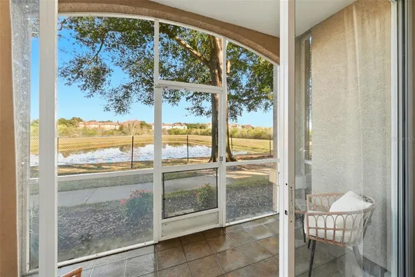 a view of an ocean from a balcony