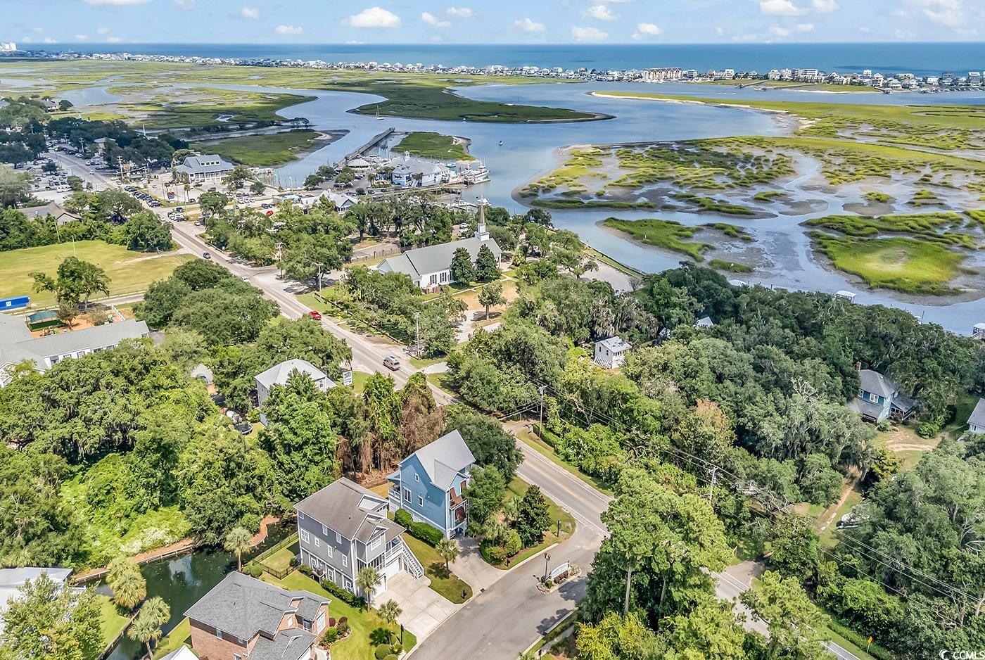 6 Cottage Drive Murrells Inlet, SC 29576 - Photo 3 of 31 Birds eye view of property with a water view