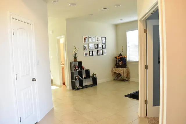 a room with furniture and window