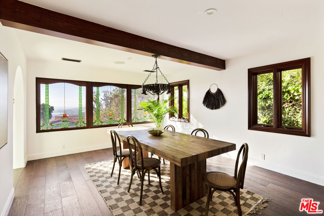 254 Rees Street Playa del Rey, CA 90293 - Photo 8 of 32 a view of a dining room with furniture window and wooden floor