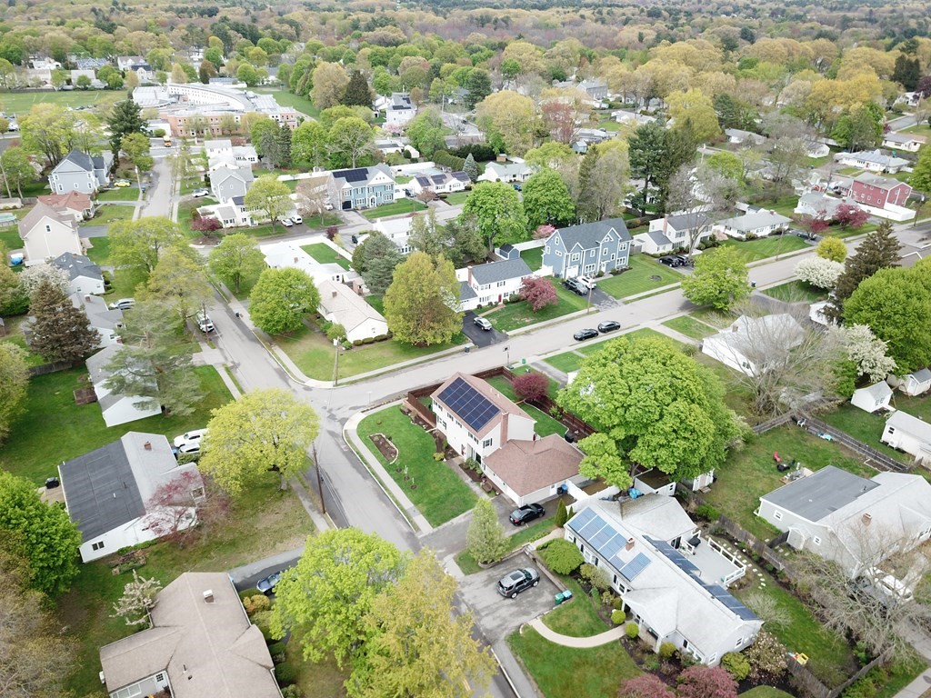 14 Rutledge Road Natick, MA 01760 - Photo 36 of 39 an aerial view of residential houses with outdoor space