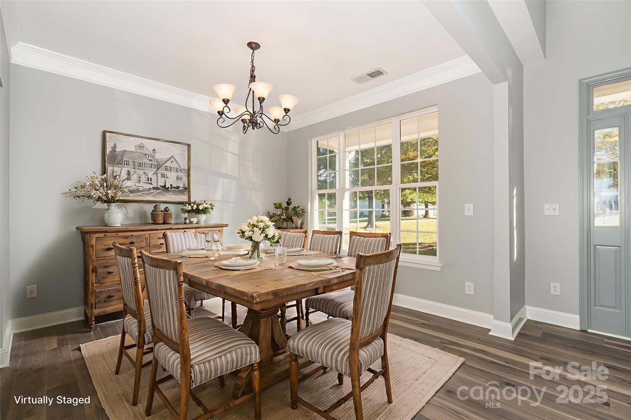 1457 Jc Raulston Court Hickory, NC 28602 - Photo 7 of 39 a view of a dining room with furniture window and outside view