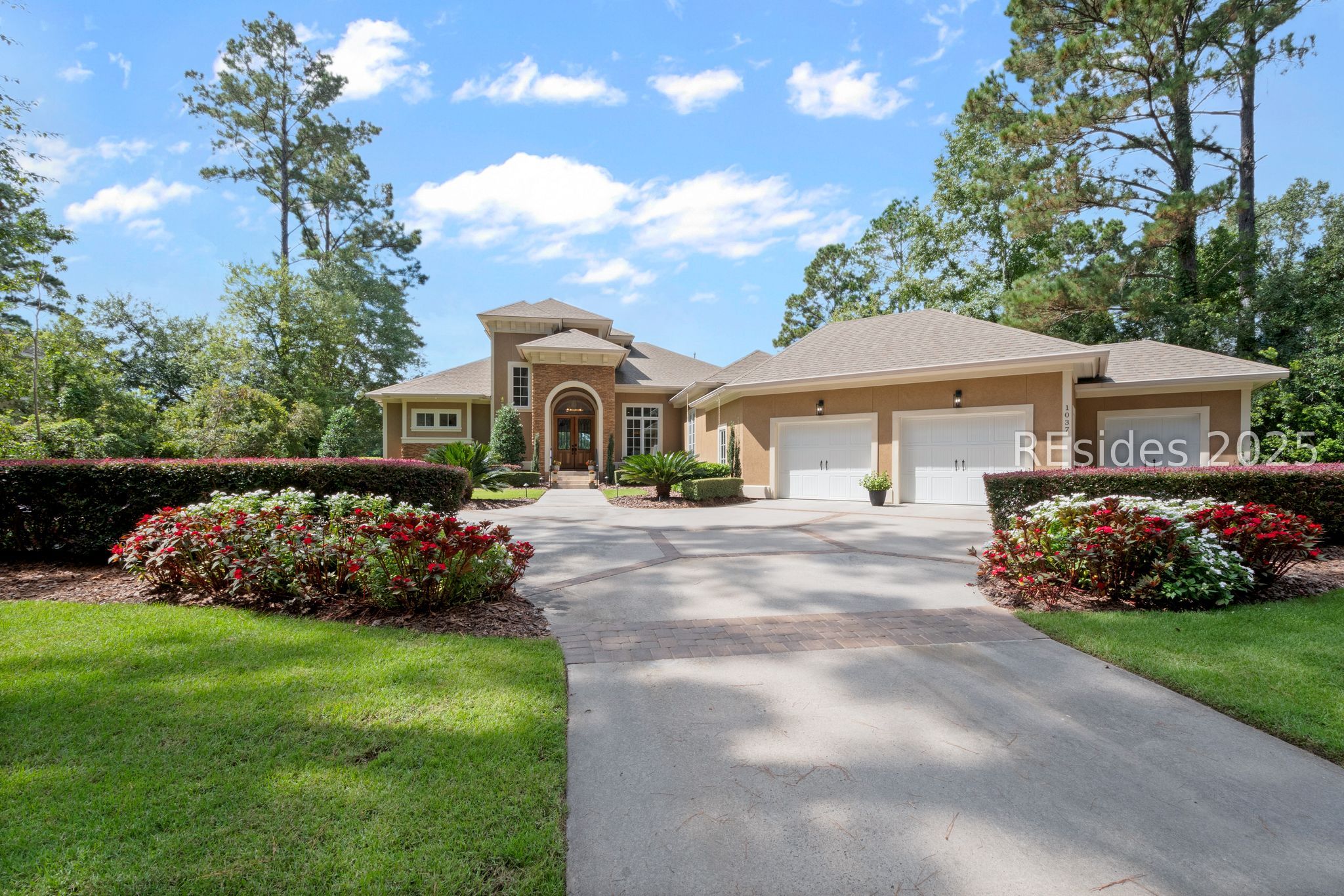 1037 Berkeley Hall Boulevard Bluffton, SC 29909 - Photo 1 of 47 Street view showing 2-car plus golf cart garage