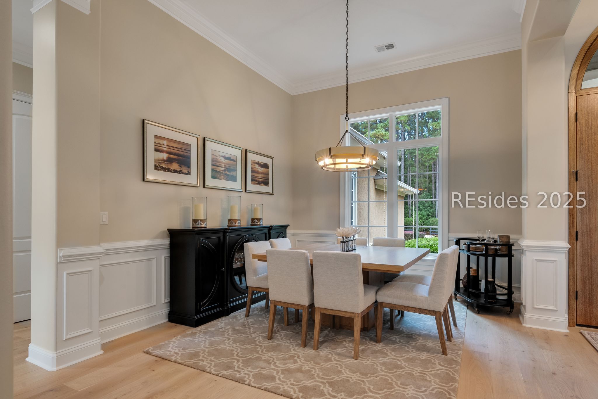 1037 Berkeley Hall Boulevard Bluffton, SC 29909 - Photo 20 of 47 Dining room,beautiful new wood flooring throughout