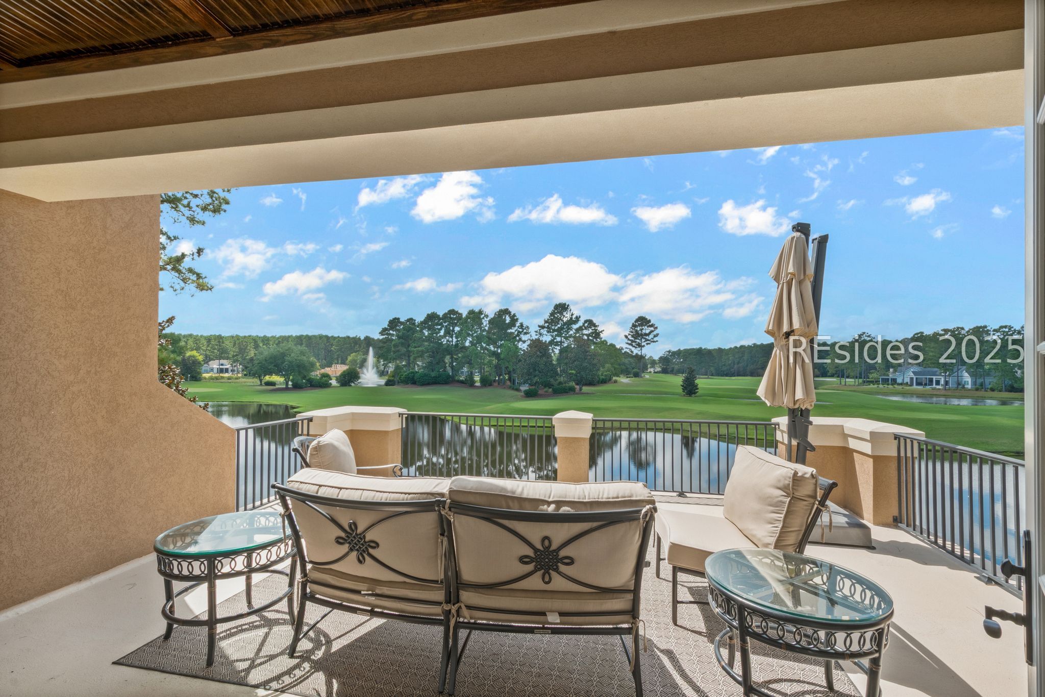 1037 Berkeley Hall Boulevard Bluffton, SC 29909 - Photo 38 of 47 2nd floor porch w/fabulous long golf course view