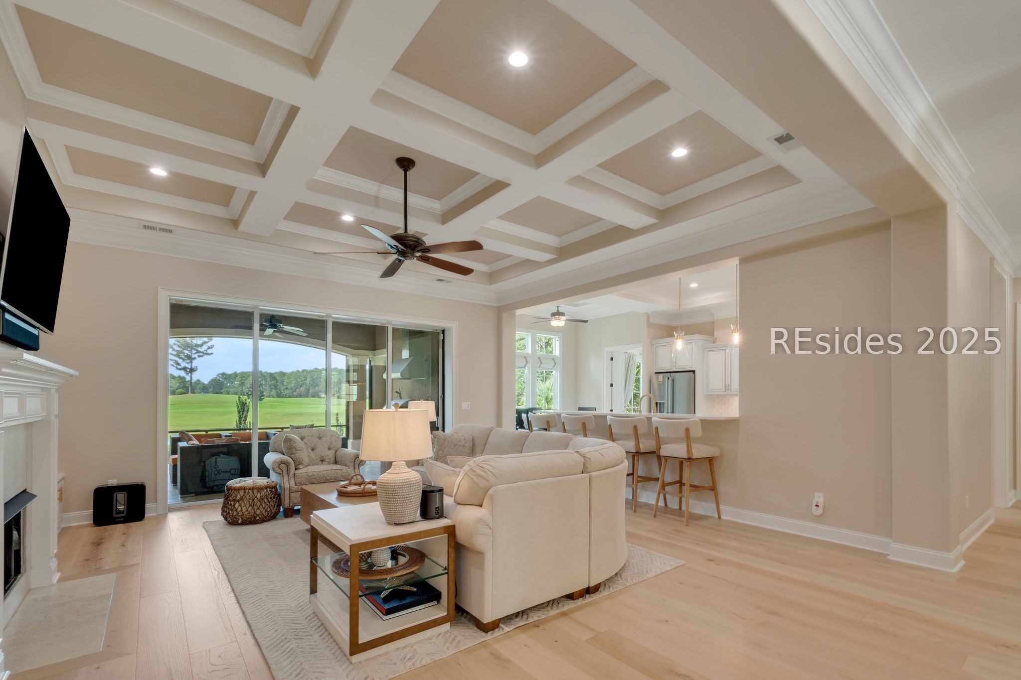 1037 Berkeley Hall Boulevard Bluffton, SC 29909 - Photo 5 of 47 Great rm totally opens to screened porch w/sliders