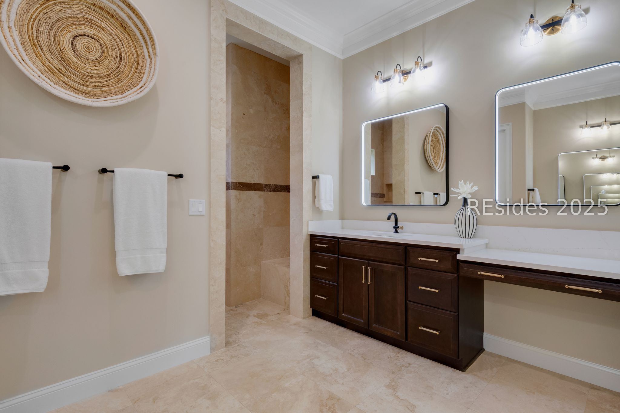 1037 Berkeley Hall Boulevard Bluffton, SC 29909 - Photo 8 of 47 Master bath w/double sink areas, walk-in shower