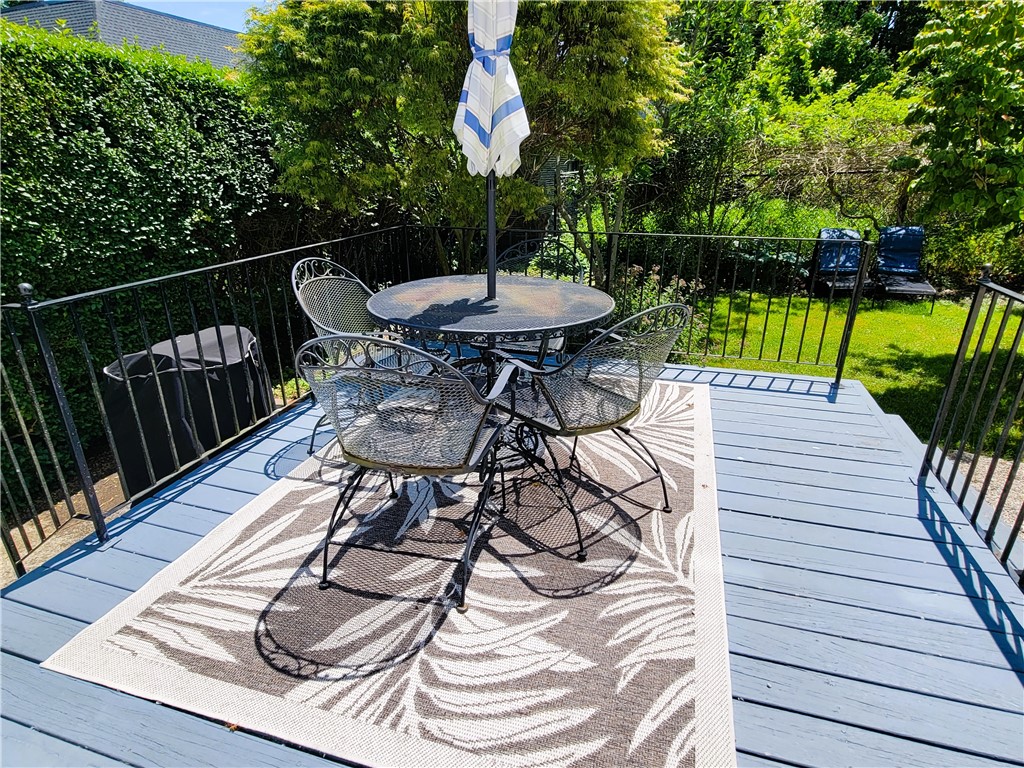 129 Connection Street Newport, RI 02840 - Photo 19 of 23 Porch directly off the kitchen slider