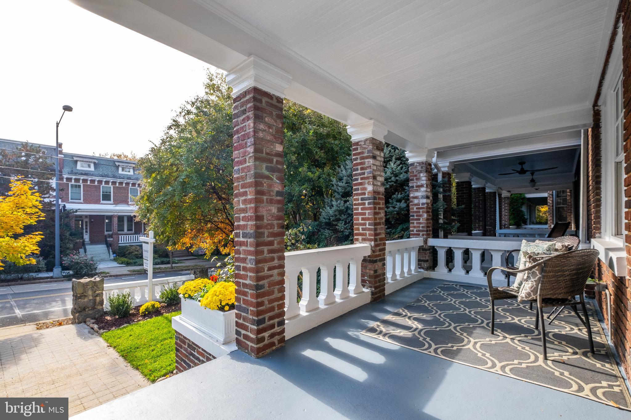 2009 Klingle Road Northwest Washington, DC 20010 - Photo 2 of 20 Front porch overlooking the front yard