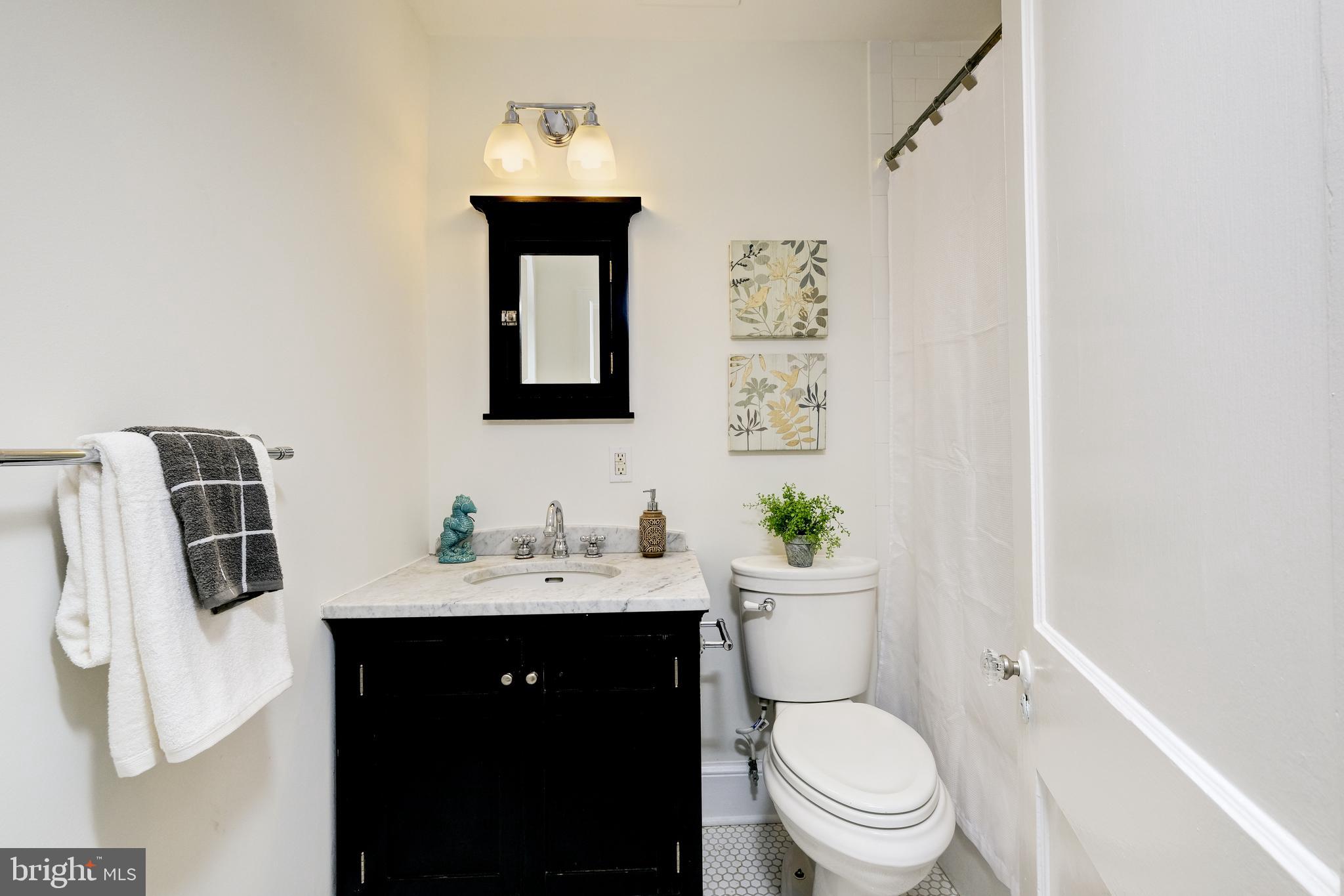 2009 Klingle Road Northwest Washington, DC 20010 - Photo 15 of 20 Hall bath with tub and shower