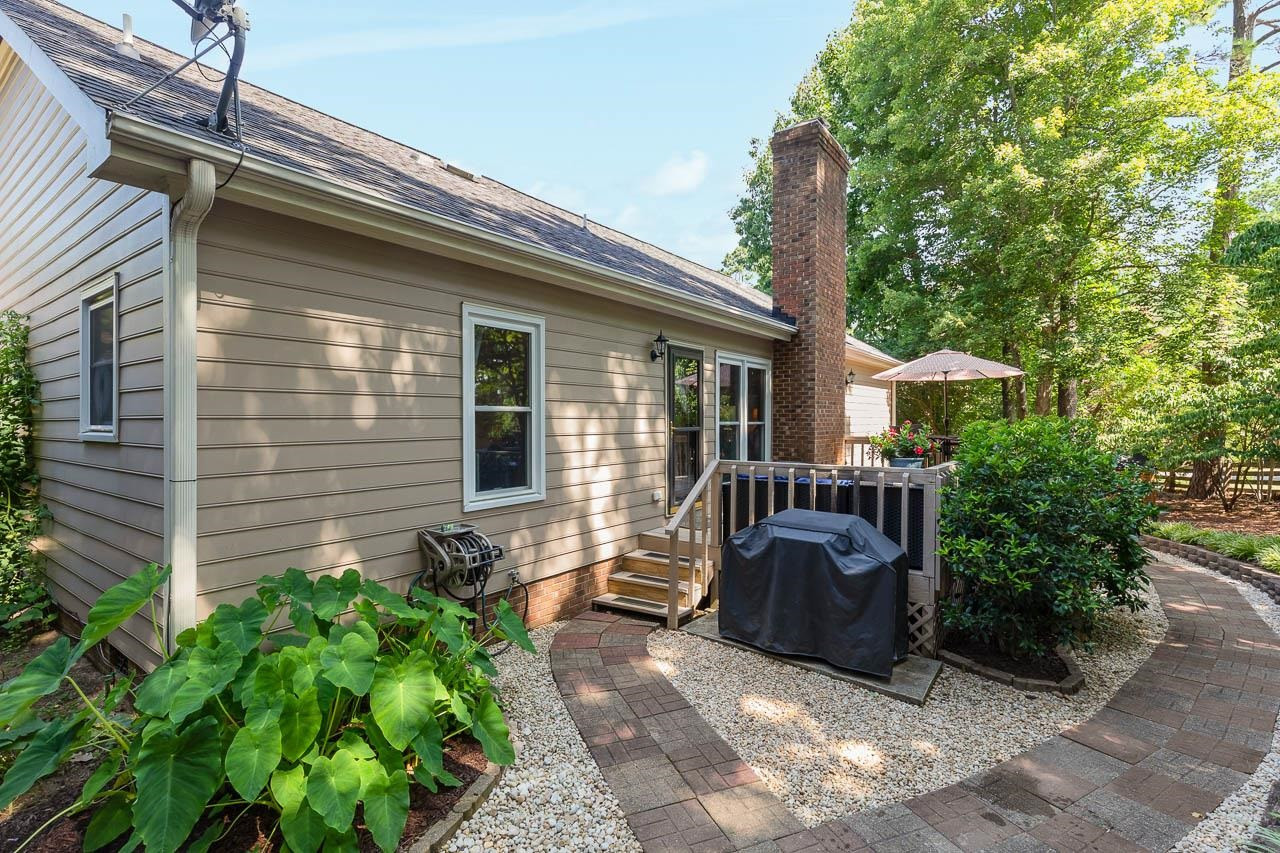 4209 Tolchester Place Raleigh, NC 27613 - Photo 22 of 26 Rear of Home