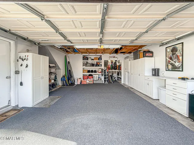 a view of a storage in a room